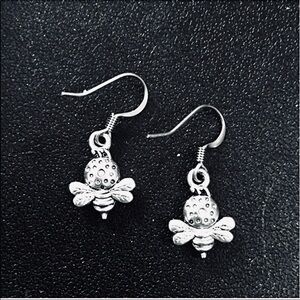 Hypoallergenic Surgical Steel Bumblebee Earrings NEW